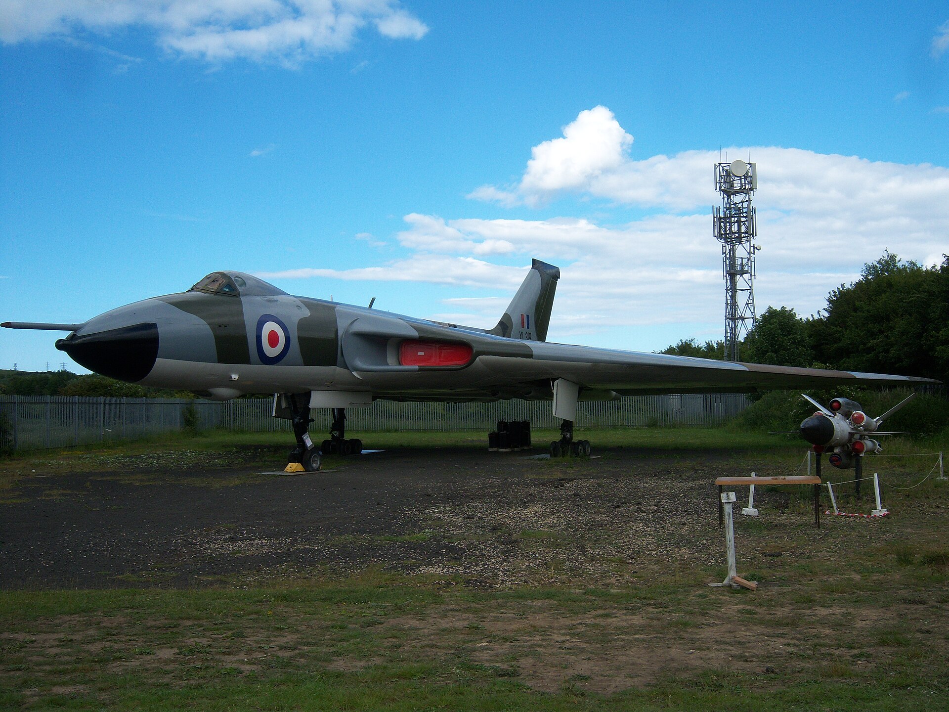 Preserved Avro Vulcan B.2 XL319 at the North East Land, Sea and Air Museum